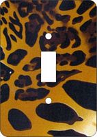 Cheetah Print Switch Plate